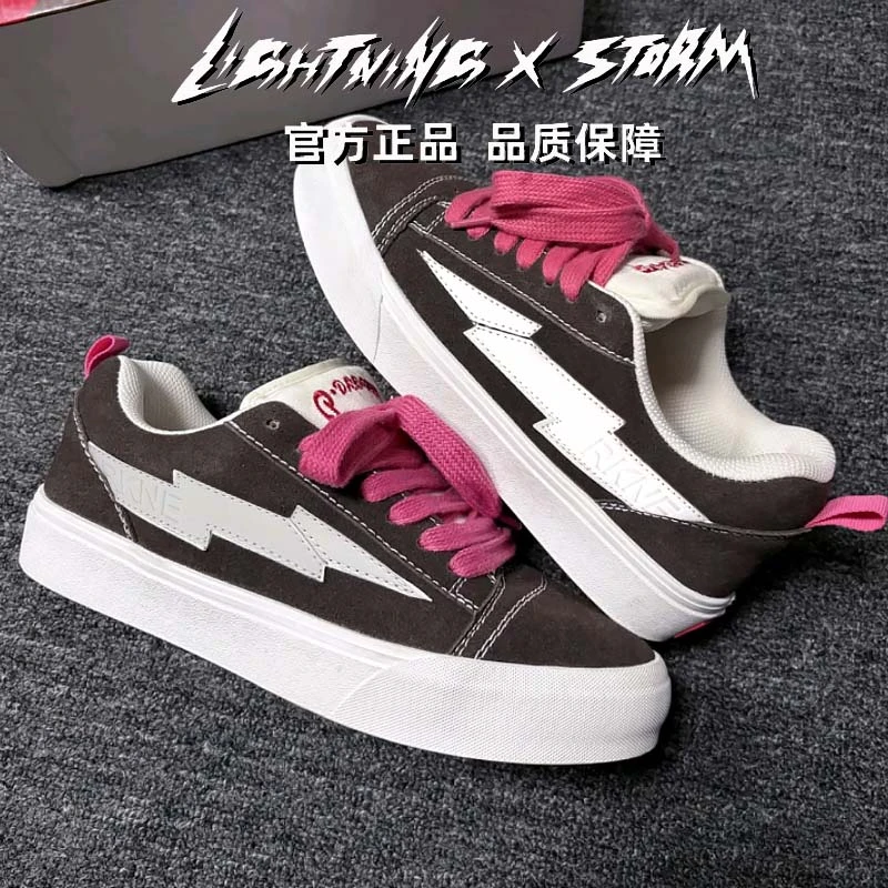 Lightningxstorm潮鞋正版闪电板鞋百搭休闲低帮运动鞋情侣鞋子男