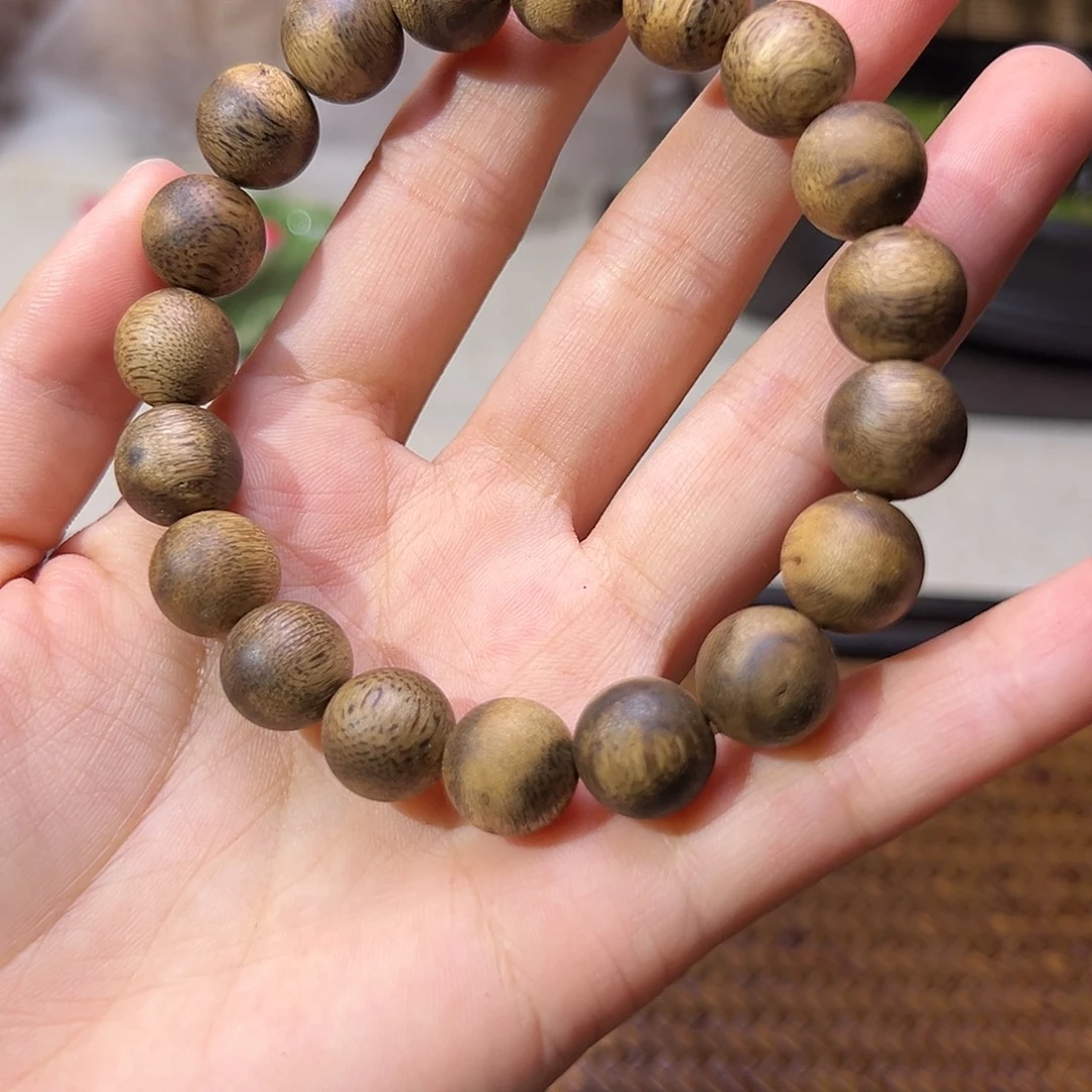 简***好沉香碎屑沉香海南绿奇卡10单圈9克