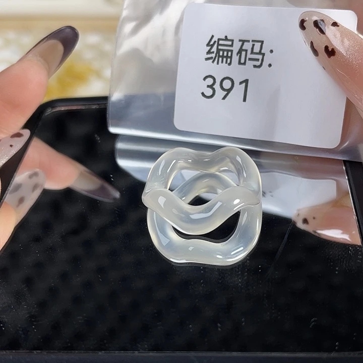 玛瑙/玉髓未镶嵌戒指391港12.5