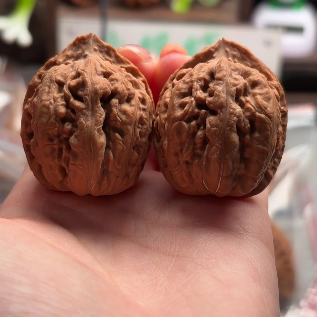 文玩核桃把件小蛙磕17