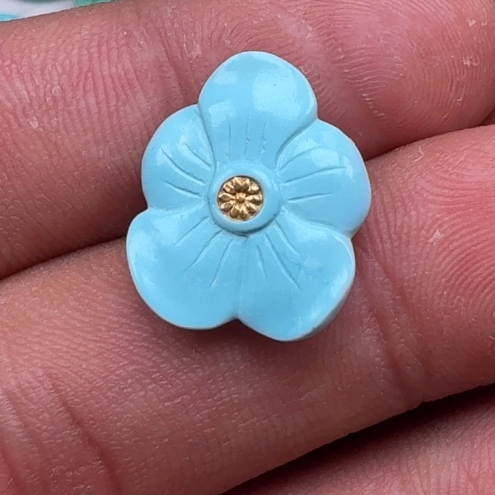 绿松石未镶嵌珠宝半成品