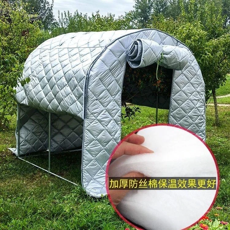 家用花房暖棚阳光房温室大棚保温棉被冬季防寒保暖罩防冻植物过冬