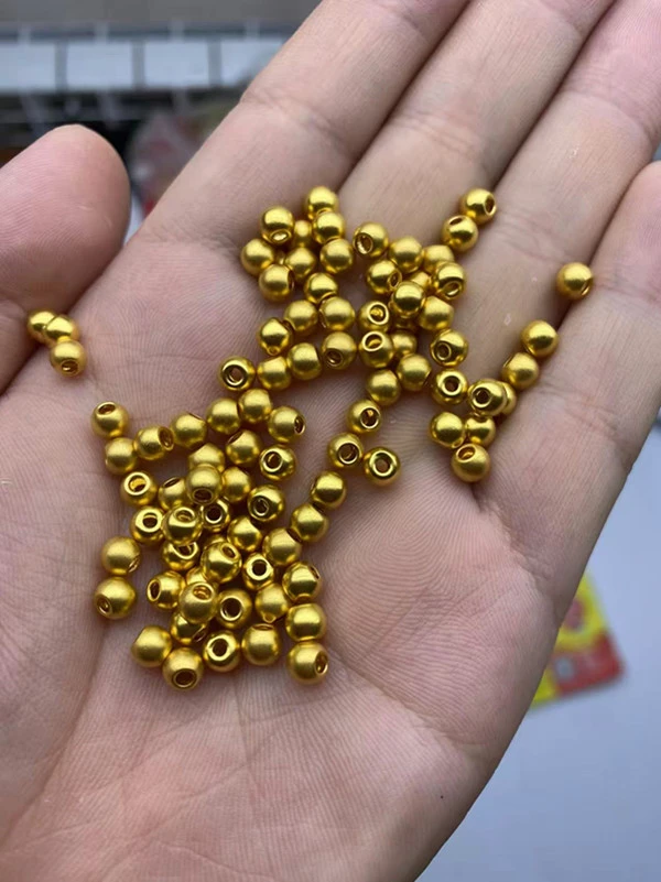 足金小金豆手工手串多样性发其一