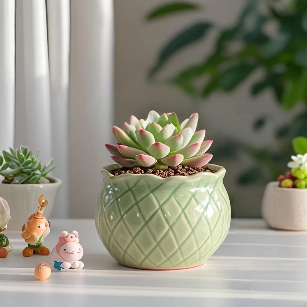 灵枫莱多肉植物组合盆栽肉肉耐阴办公室桌面好养植物含盆多肉