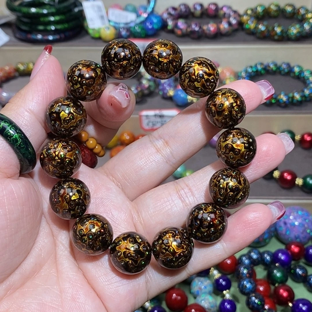 虎***哥大漆珠1.5黑金欧款