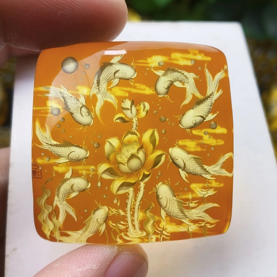 【闪购商品】金珀吊坠(不含链)未镶嵌