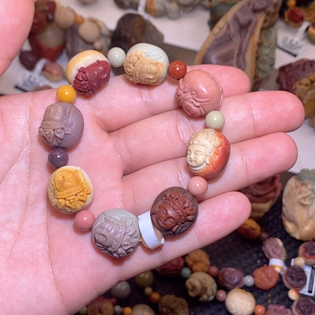 石英质玉（阿拉善玉）未镶嵌手链