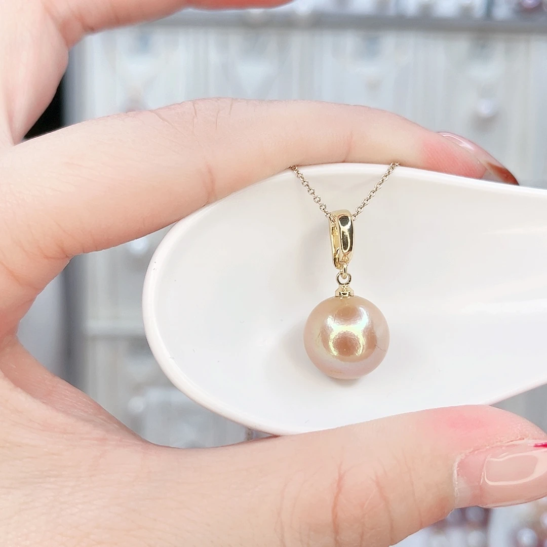 淡水珍珠吊坠(赠链)合金