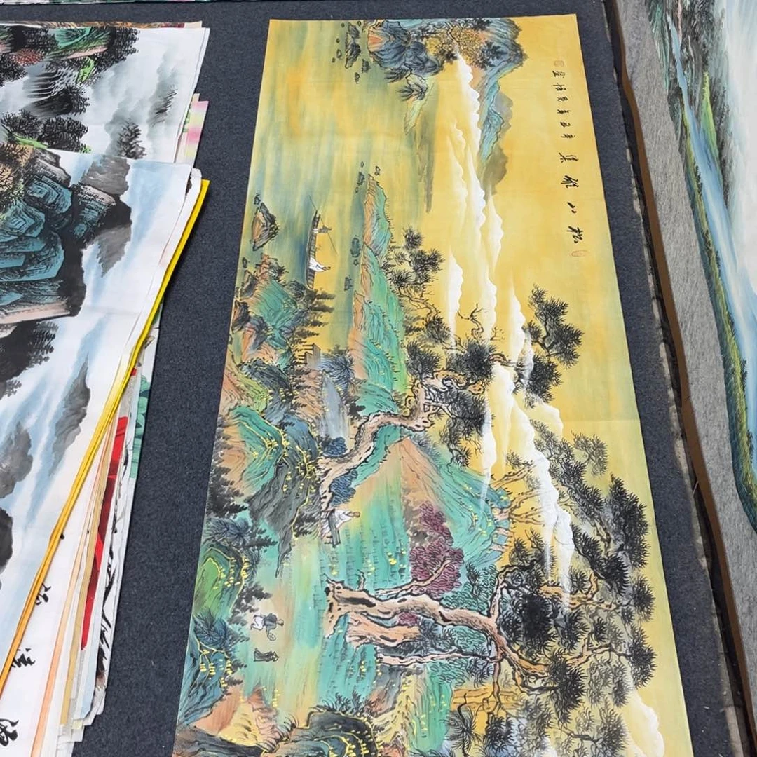 二***哥国画明月的直播间 不带证书