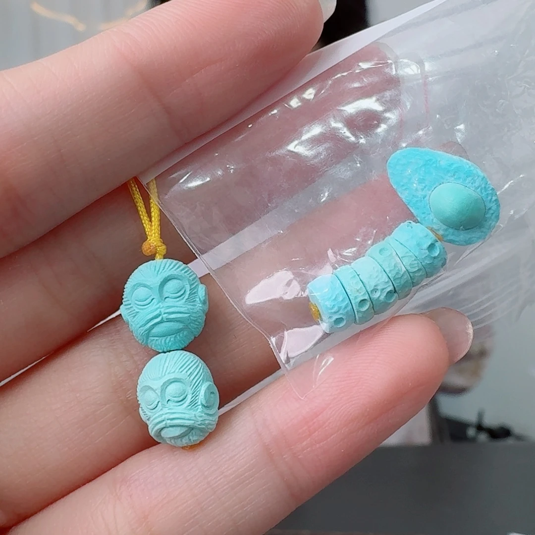 未镶嵌绿松石珠宝奇石
