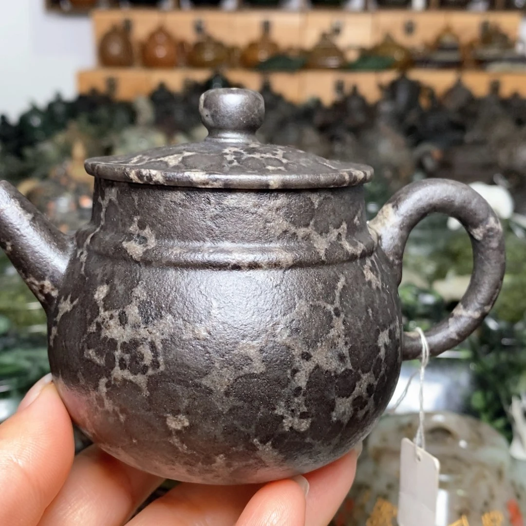 冰碛岩豹纹如意壶200cc