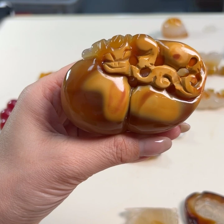 玛瑙/玉髓吊坠(不含链)未镶嵌