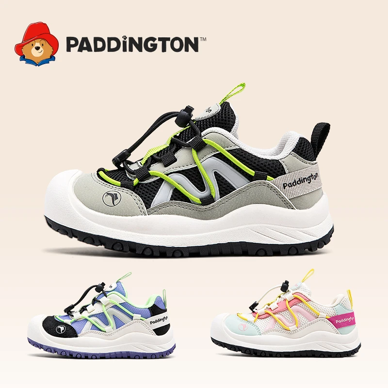 帕丁顿熊儿童户外运动鞋2025秋季男童鞋子防滑透气休闲鞋-PD872
