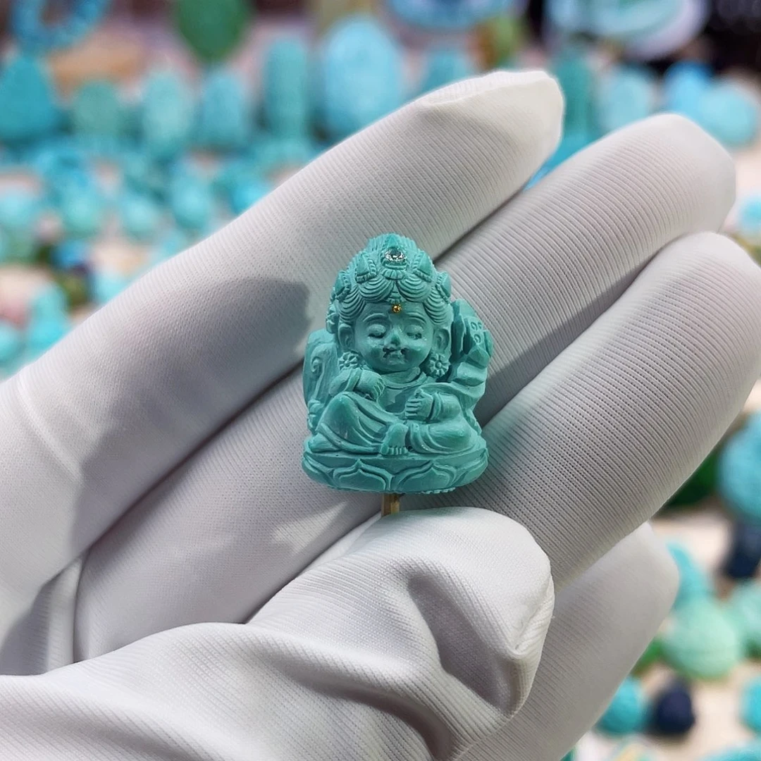 绿松石珠宝奇石未镶嵌