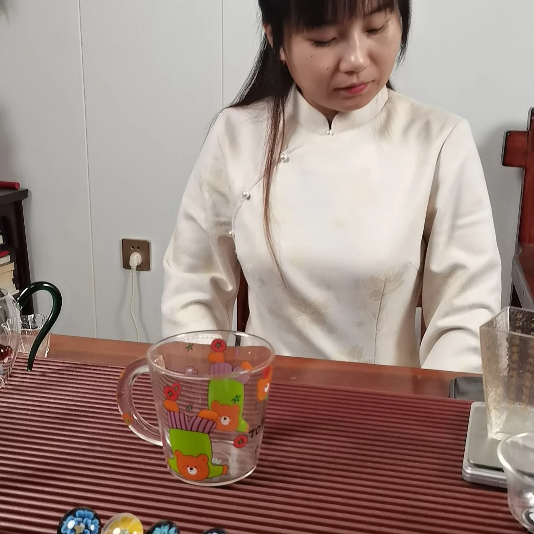 高硼硅玻璃手柄款番茄小熊杯