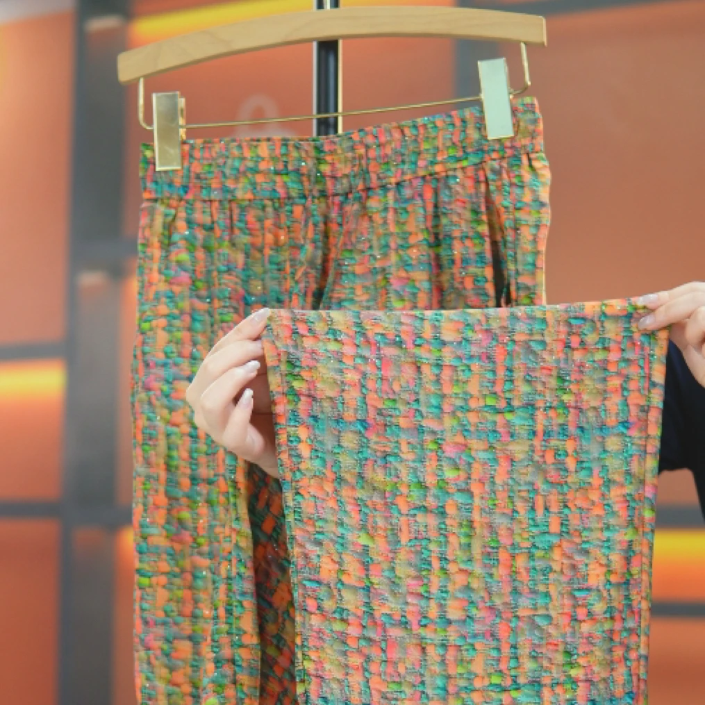 【出口原单】K1003 2025年夏季中式国风气质柔软亲肤高端休闲裤-翩