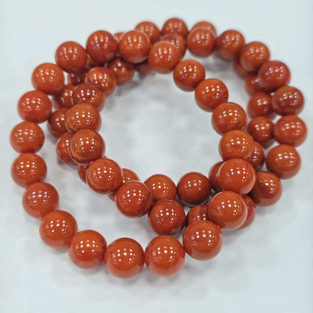 【书记甄选】天然南红单圈手链 多样性发一件 约9mm 7756JY