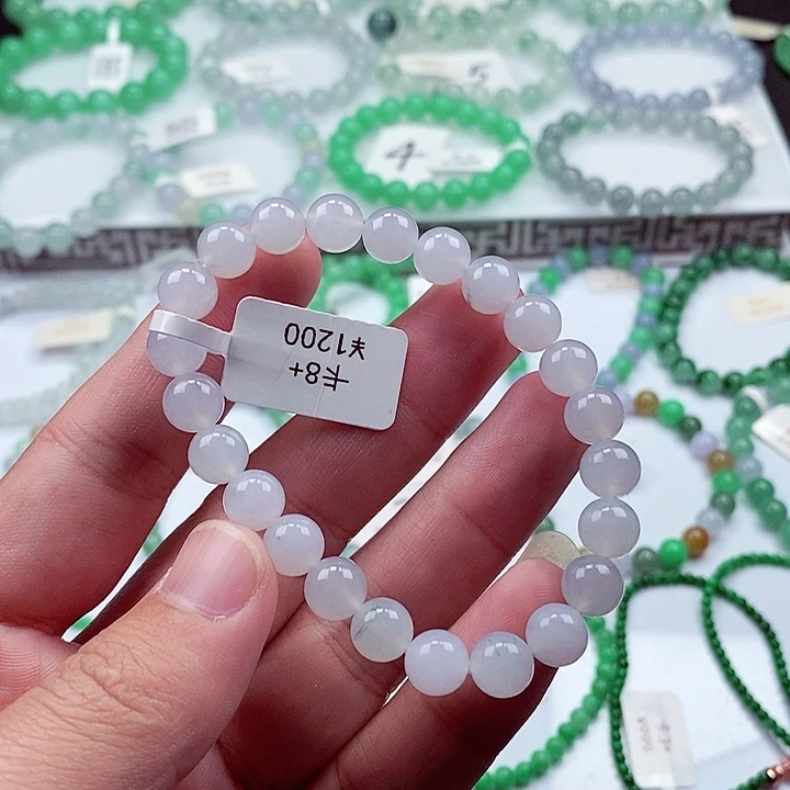 翡翠手链未镶嵌卡8.2