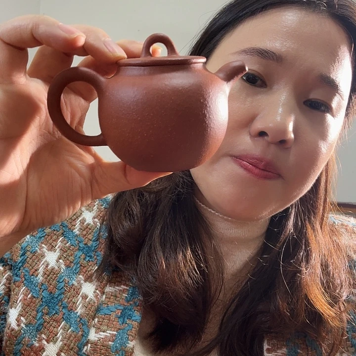 紫砂茶壶降坡宫灯150cc