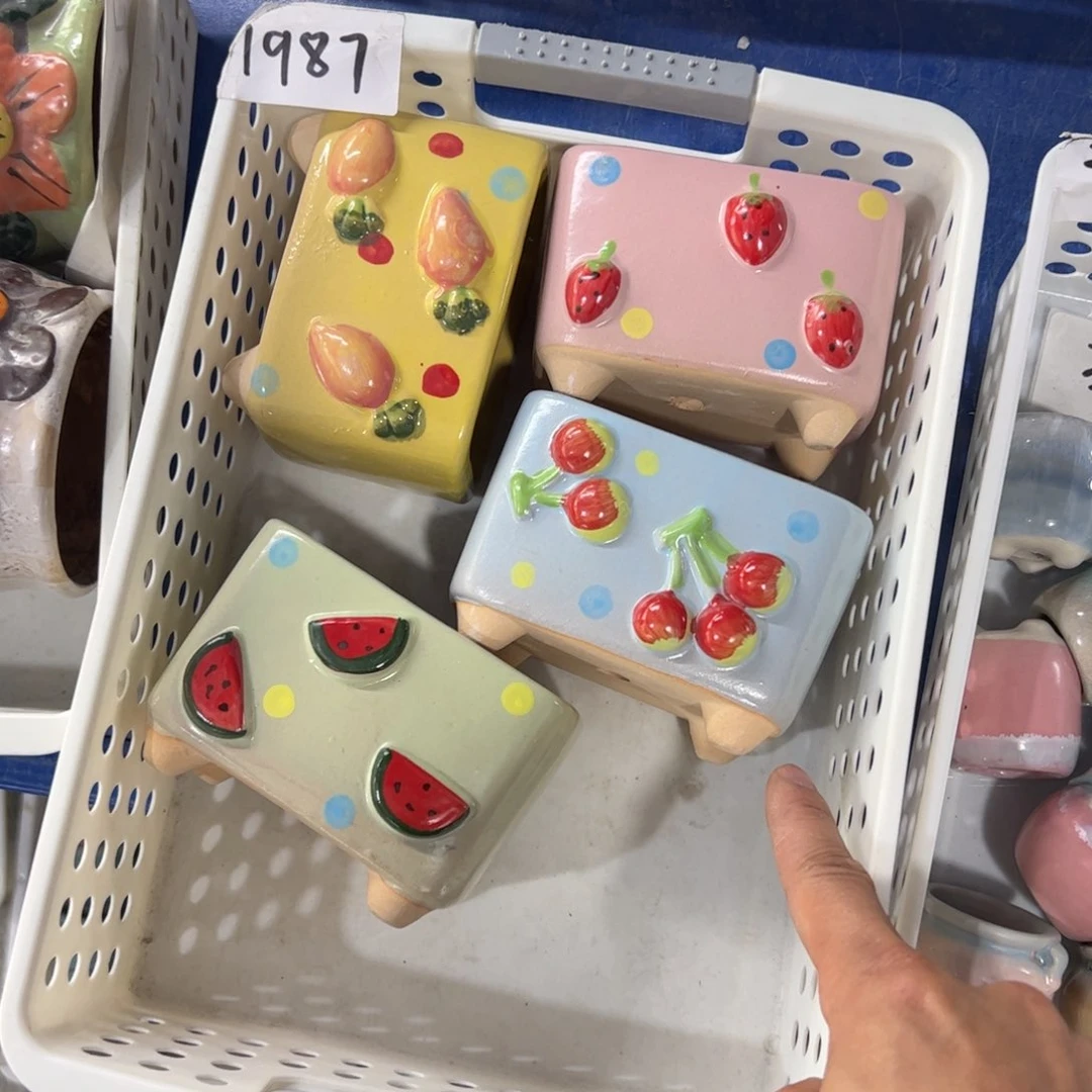 陶瓷陶瓷多肉花盆@@1987