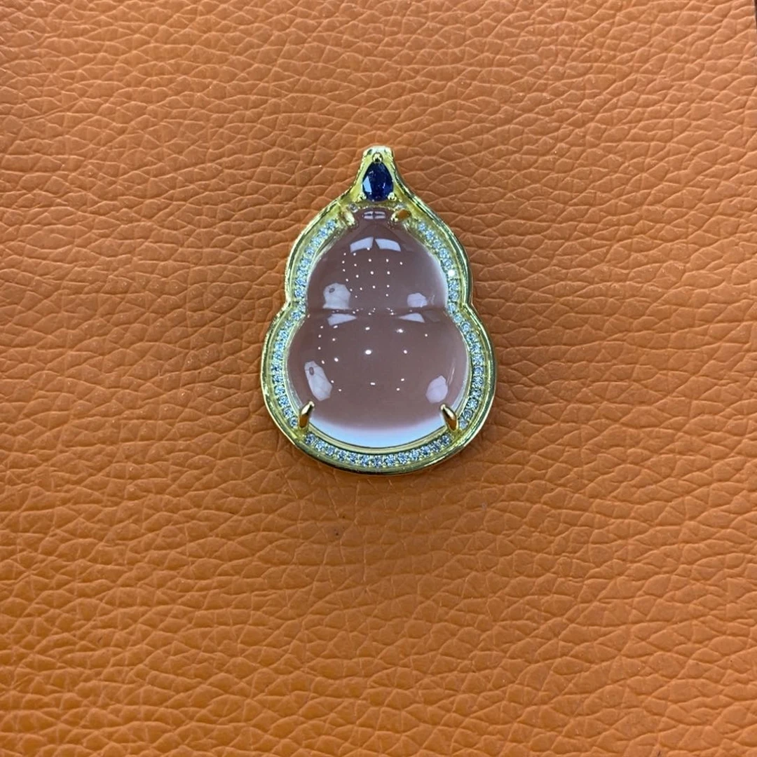 石英质玉吊坠(赠链)银S925镶嵌m****舍