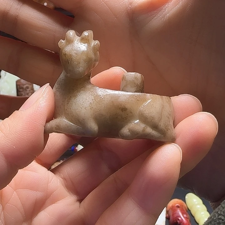 和田玉车挂未镶嵌