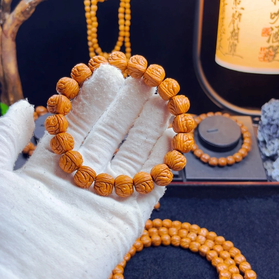 用***5桃核吊坠野生桃核