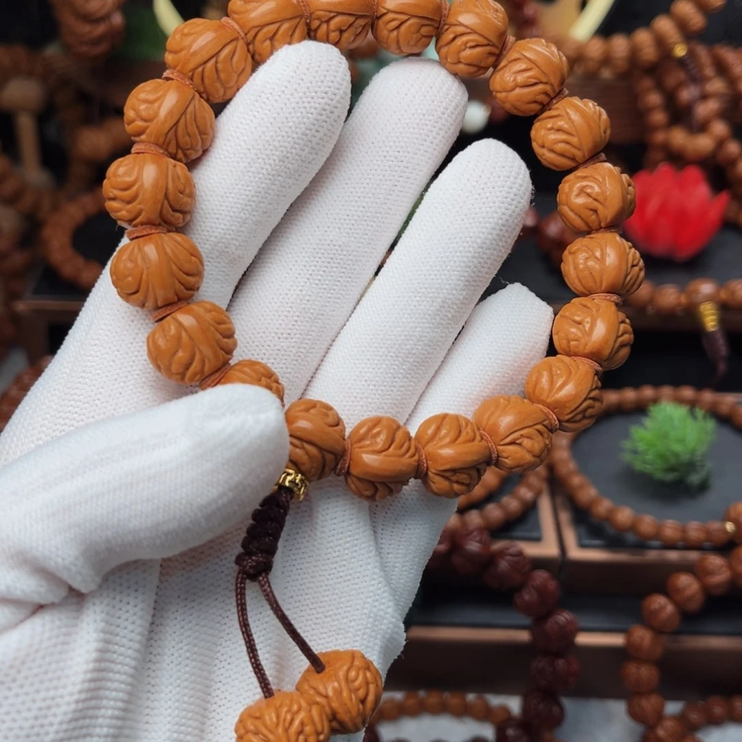 吊坠桃核14盘龙爆肚手持