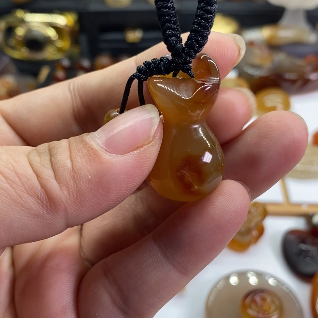 玛瑙/玉髓合金颈饰