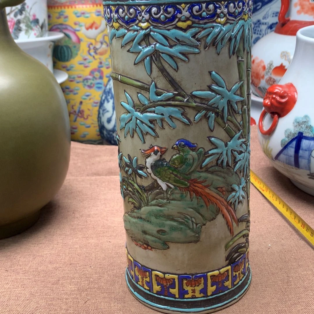 广***子摆件旧藏瓷器旧藏瓷器