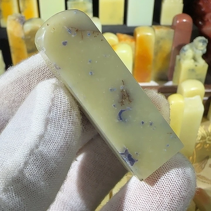 青田石青田封门蓝星