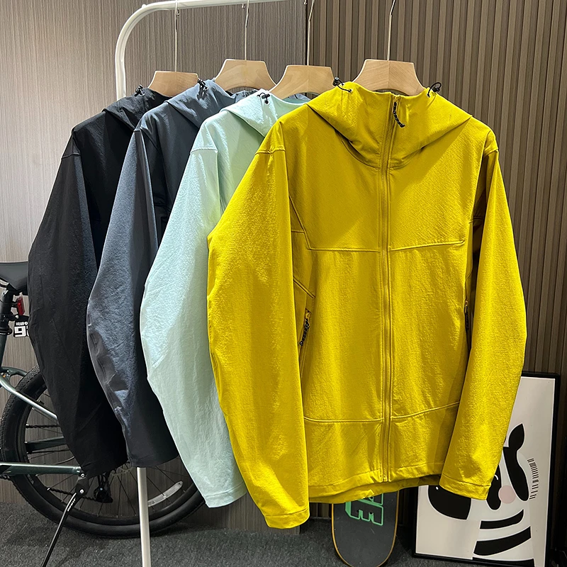 鸟同款LT系列休闲百搭冲锋衣户外软壳薄款透气连帽外套休闲夹克
