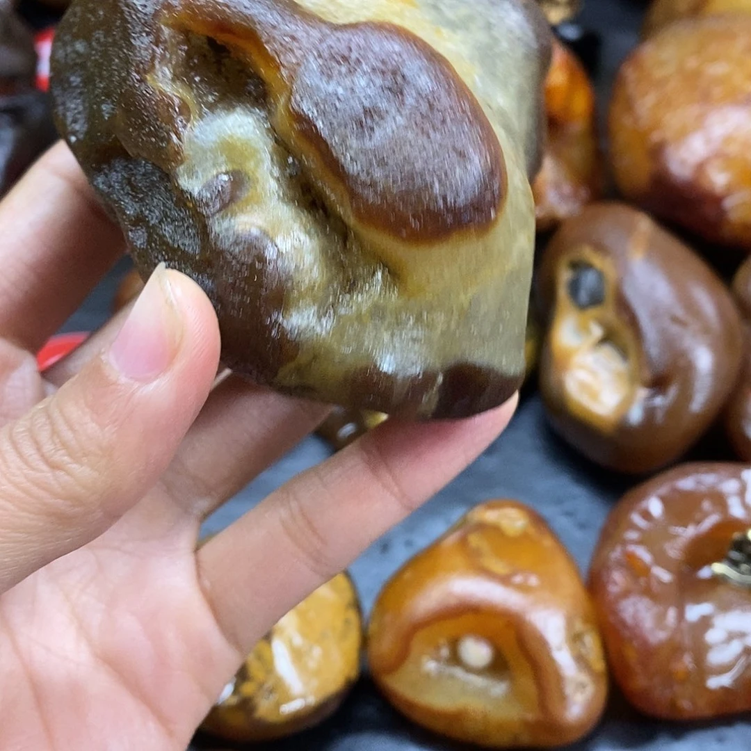 玛瑙/玉髓未镶嵌手把件