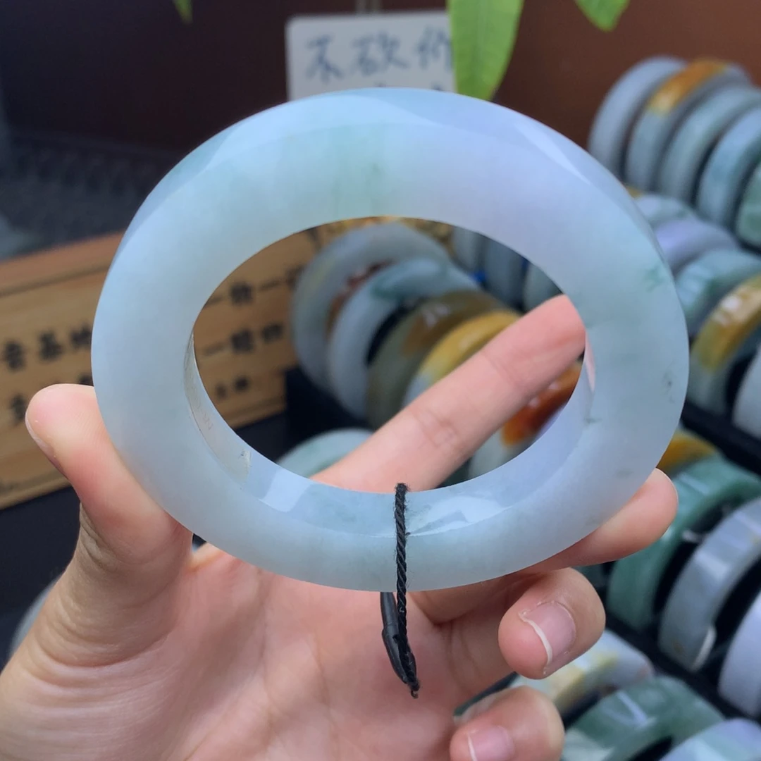 未镶嵌手镯定制翡翠定制不退不换