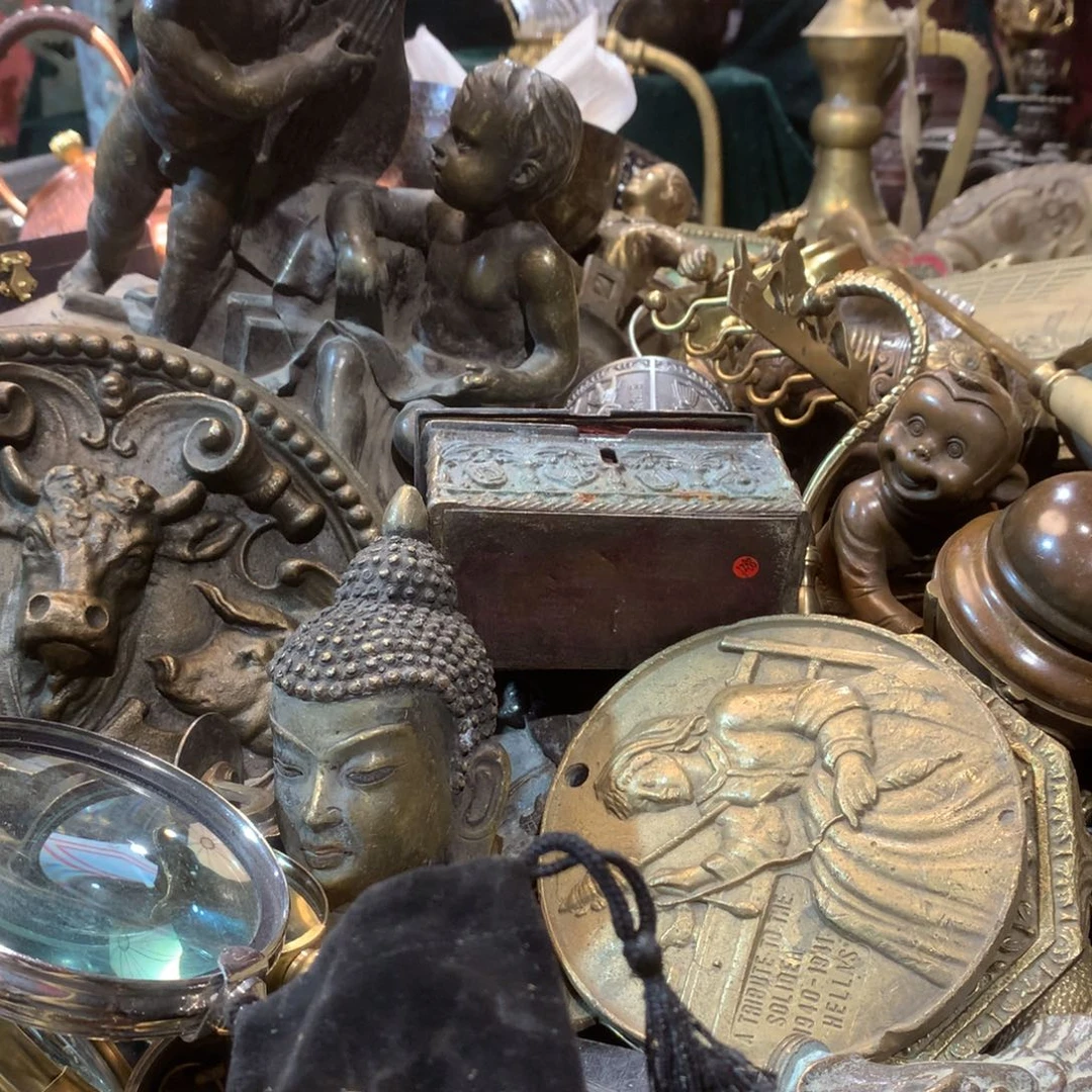 【闪购商品】黄铜一***鱼家居