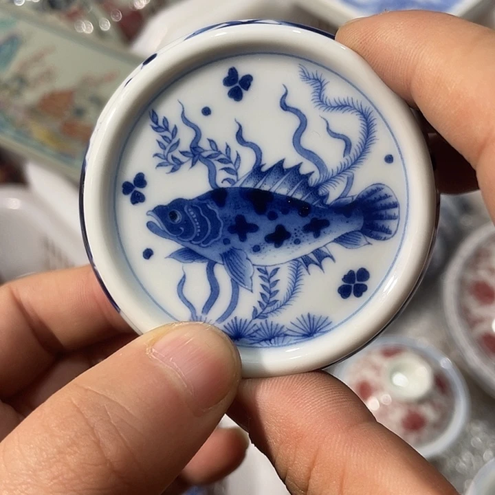 摆件陶景德镇陶瓷主人杯234