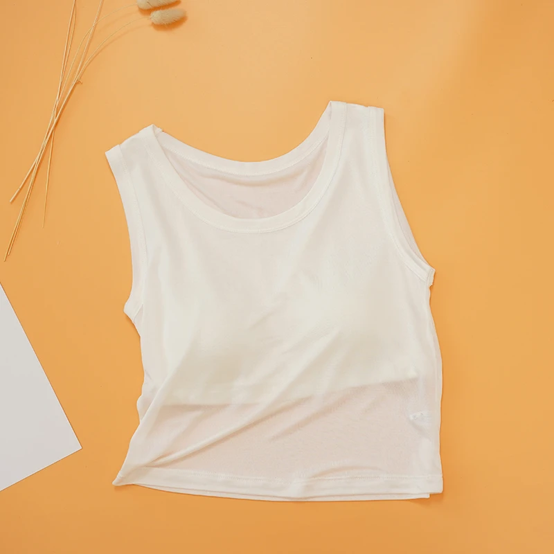 32针95克100%桑蚕丝针织桑蚕丝内搭背心（240780）20500