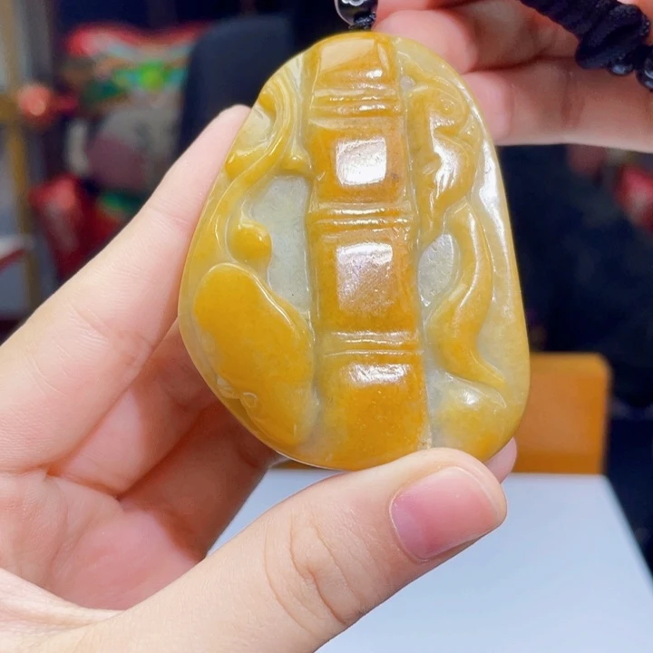 翡翠未镶嵌吊坠(不含链)A91