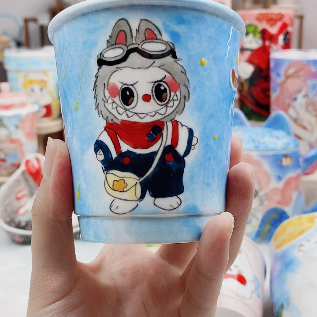 杯董董文创手绘陶瓷