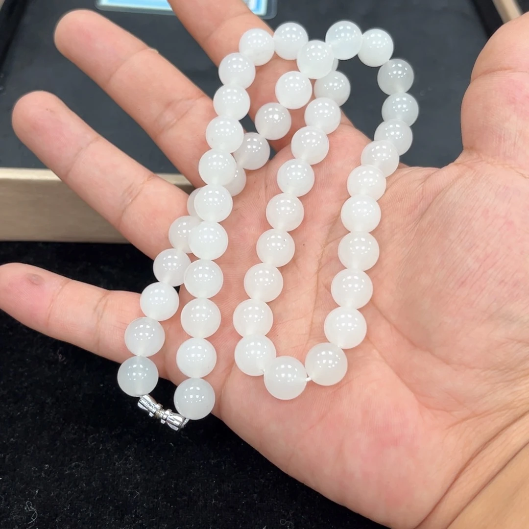 和田玉未镶嵌颈饰项链