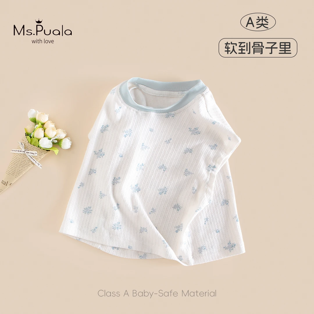 【MsPuala】夏季新款婴儿无袖宝宝T恤上衣-MX623