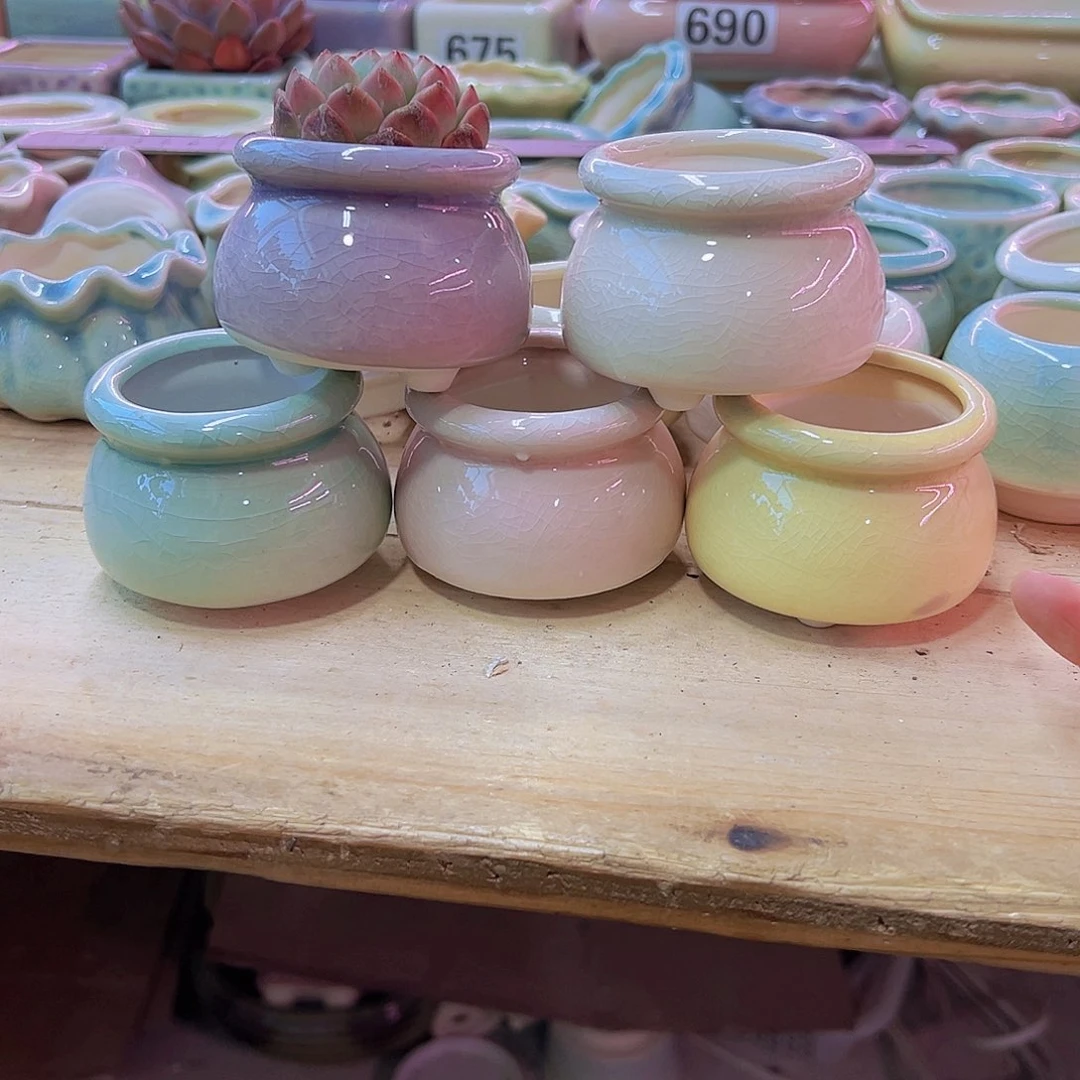 陶瓷花盆当场凑满12包邮