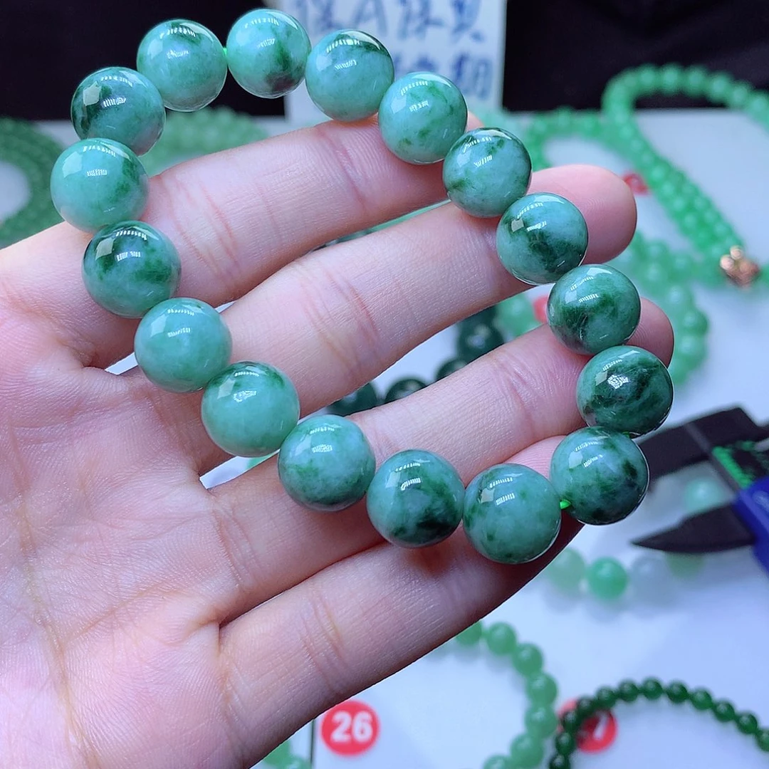 翡翠毛衣链未镶嵌