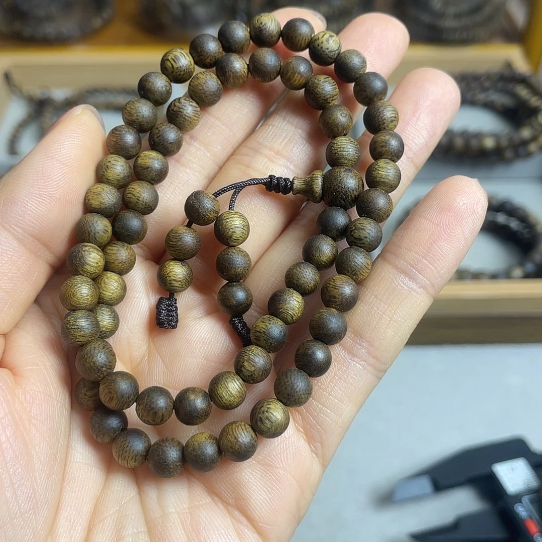 沉香沉香碎屑棋楠沉香老料双圈6mm花香蜜香