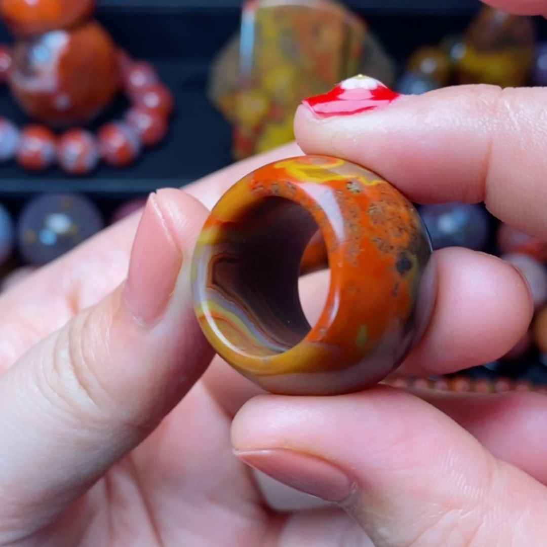 玛瑙/玉髓战国红玛瑙未镶嵌h*