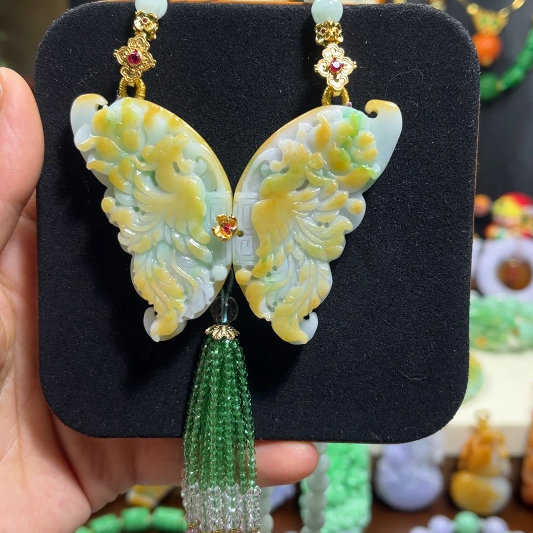 翡翠未镶嵌颈饰天然翡翠