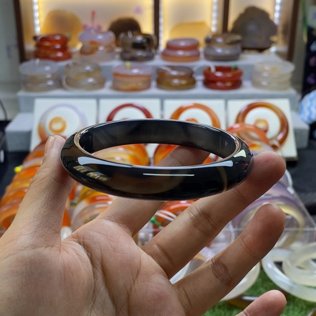 手镯玛瑙/玉髓未镶嵌朵*