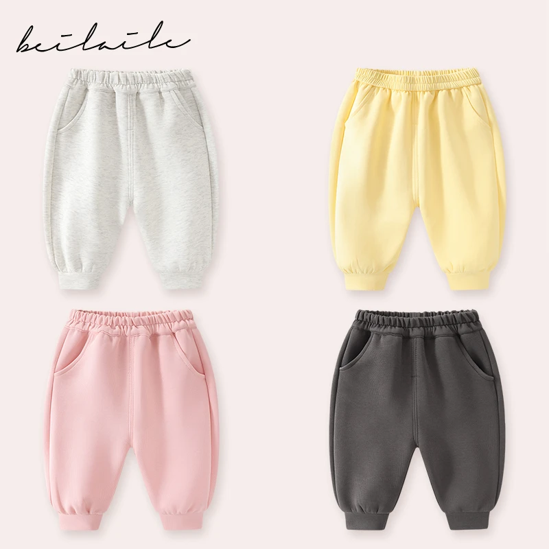 【果冻空气层裤 小乐妈咪】宝宝裤子春秋女童休闲裤秋冬季裤D11 ZJ