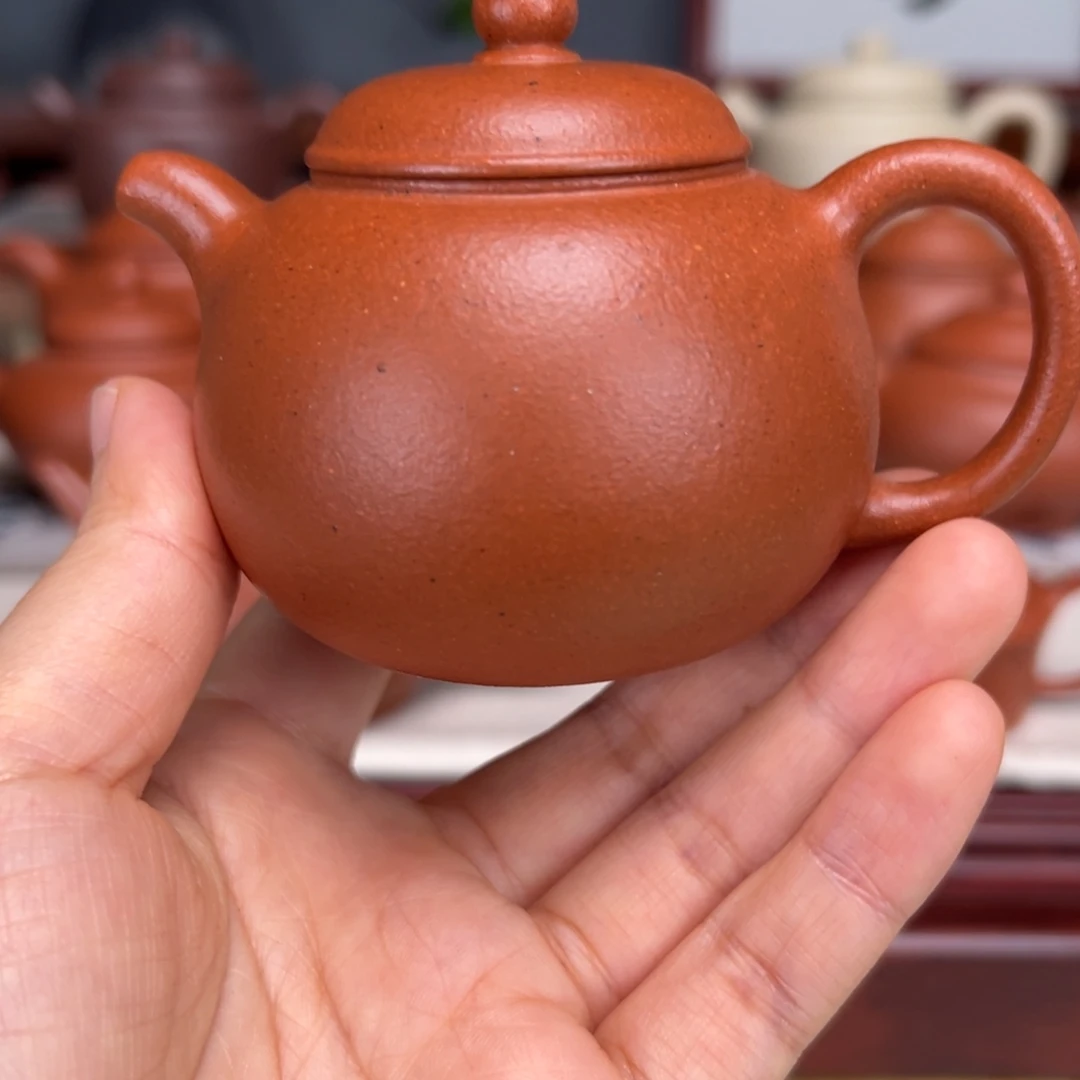 茶壶紫砂宝山红泥120
