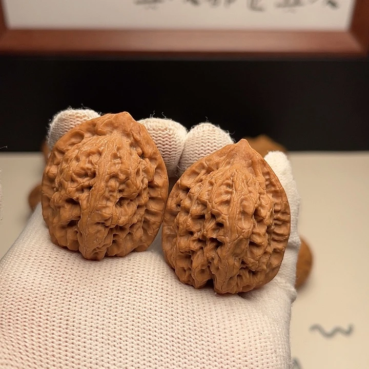 文玩核桃把件35全品佛肚